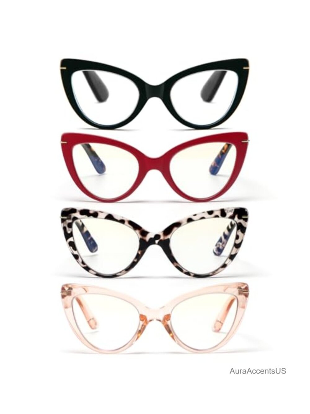 Cat Eye Reading Glasses Blue Light Blocking Readers for Women